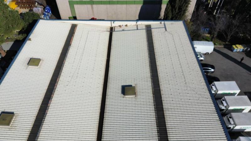 Installation d'une centrale photovoltaïque de 36 Kwc sur un Hangar FREJUS